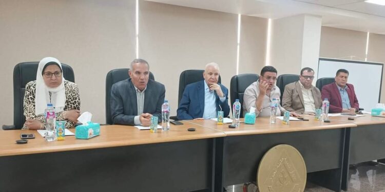 وكيل ” تموين القليوبية ” ورئيس جهاز العبور يبحثان التعاون في ضبط جودة وأسعار السلع الغذائية