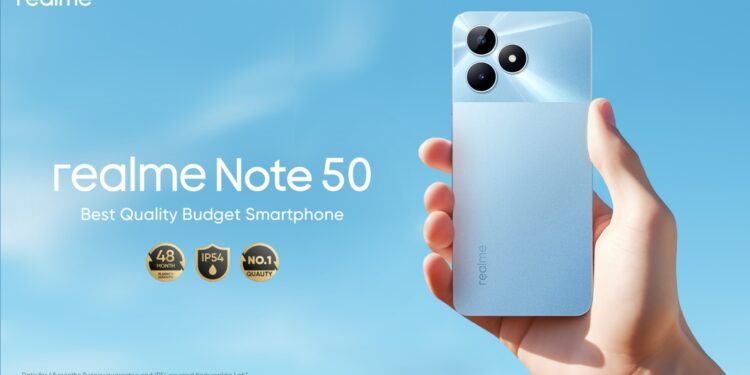 realme note 50 بأسعاره التنافسية .. realme note 50 يجذب الشباب