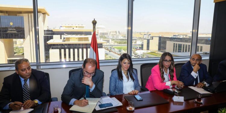 جانب من الاجتماعات اجتماعات موسعة مع البعثة الفنية للاتحاد الأوروبي لمناقشة إجراءات الإصلاح الاقتصادي والهيكلي