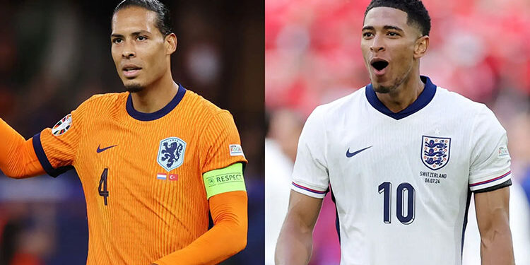 موعد مباراة إنجلترا وهولندا الليلة في نصف نهائي يورو 2024