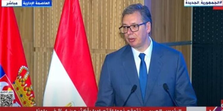 الرئيس الصربي: ندعو الشركات المصرية لتعزيز التعاون والمشاركة في منتدى 2027
