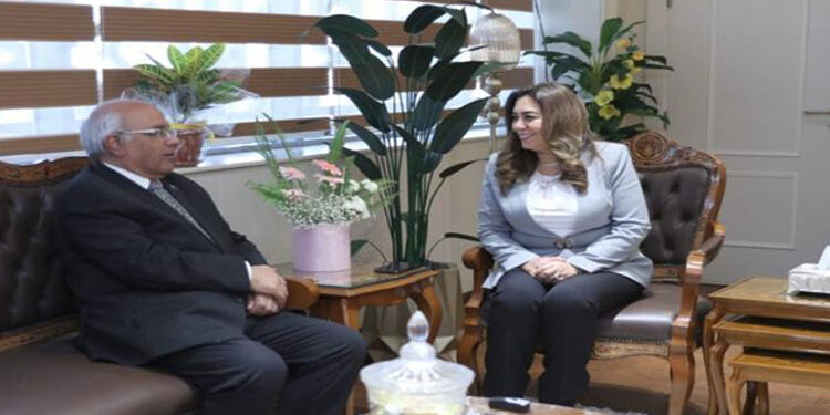 تفاصيل لقاء وزيرة التنمية ورئيس لجنة الإسكان بمجلس النواب