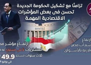 ارتفاع الاحتياطى لـ 46.4 مليار دولار.. تحسن في بعض المؤشرات الاقتصادية (انفوجرافيك)