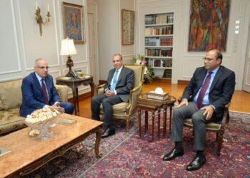 وزير الخارجية والهجرة يبحث مع هانى سويلم التعاون بين الوزارتين