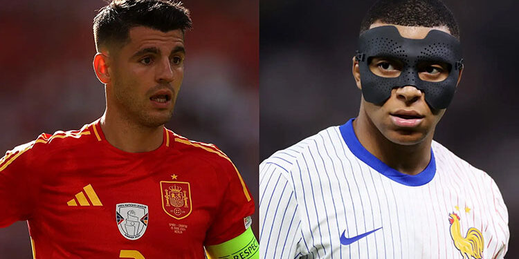 موعد مباراة فرنسا أمام إسبانيا في نصف نهائى يورو 2024