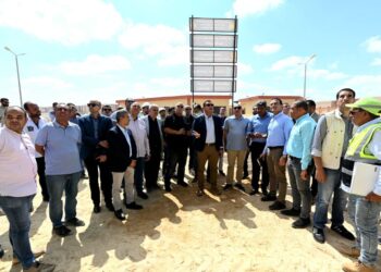 وزير الإسكان يتفقد الموقف التنفيذى لوحدات المبادرة الرئاسية “سكن لكل المصريين” بمدينة برج العرب الجديدة