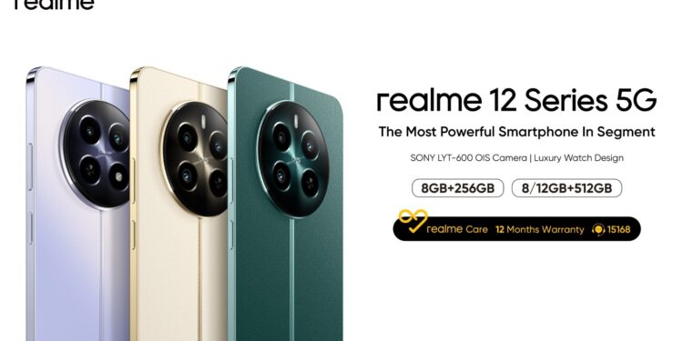 ريلمى تطلق realme 12 5G و realme12+ 5G أقوى الهواتف في فئتها من حيث التصاميم الفاخرة وفلاتر الأفلام المأخوذة من فيلم مافريك