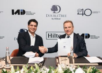 هيلتون تعلن عن إنشاء فندق “دبل تري باي هيلتون” في مجمّع “ات فورتي” التجاري في القاهرة الجديدة