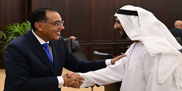 رئيس الوزراء ووزير الصناعة الإماراتى يتفقان على سرعة تفعيل مشروعات مشتركة