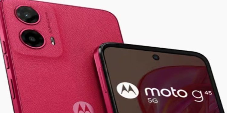 شركة موتورولا تطرح هاتف Moto G45 5G