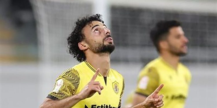 أحمد عبد القادر يسجل هدفا فى مباراته الأولى بالدورى القطرى