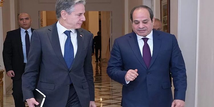 الرئيس السيسي يستقبل وزير الخارجية الأمريكي