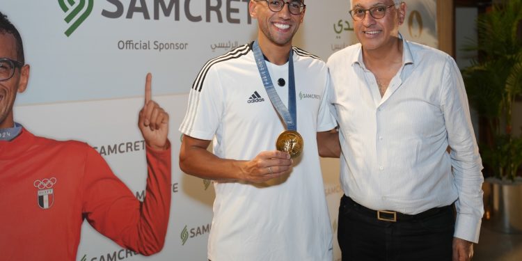 سامكريت القابضة تحتفل بتتويج البطل أحمد الجندي بالميدالية الذهبية في سباقات الخماسي الحديث في أولمبياد باريس 2024