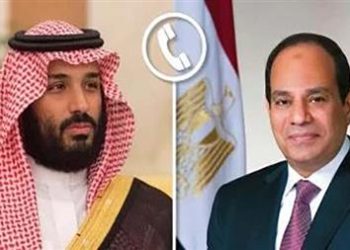 الرئيس السيسي وولي العهد السعودي يتوافقان على ضرورة التوصل لوقف فوري لإطلاق النار بغزة