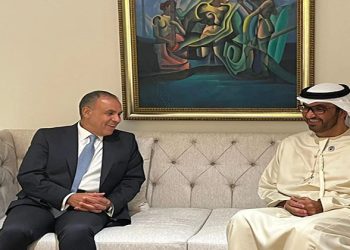 وزير الخارجية يلتقي بوزير الصناعة والتكنولوجيا المتقدمة الإماراتي