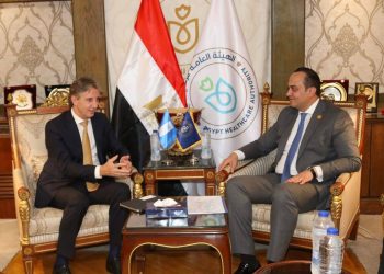 رئيس هيئة الرعاية الصحية يبحث مع ممثل برنامج الأمم المتحدة الإنمائي UNDP ملفات التعاون المشترك