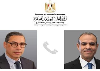 وزير الخارجية والهجرة وشئون المصريين بالخارج يجرى اتصالاً  هاتفياً مع وزير خارجية قبرص