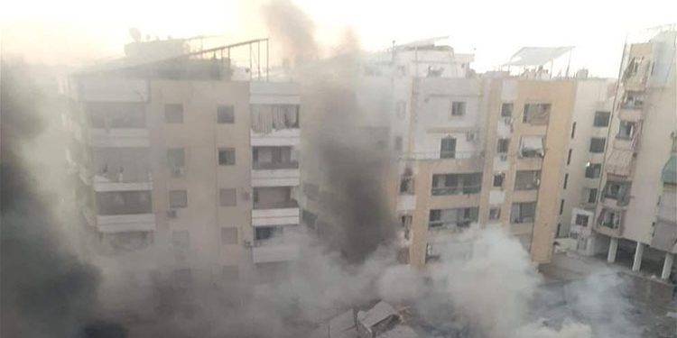 حزب الله: 6 مبان سويت بالأرض جراء الغارات الإسرائيلية على بيروت