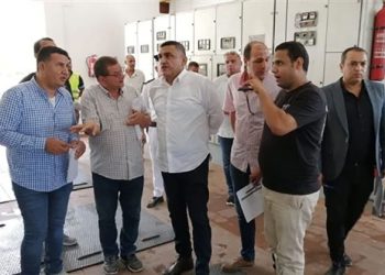 مسئولو الإسكان يتفقدون أعمال تنفيذ المرافق ومحطات الشرب بمدينة بنى سويف الجديدة