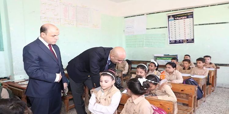 وزير التعليم ومحافظ كفر الشيخ يتفقدان مدرستي في المحافظة