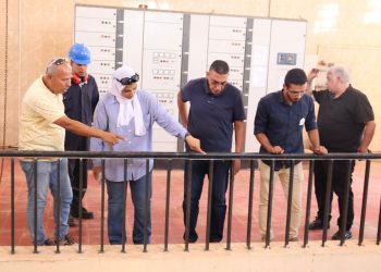 رئيس جهاز الشيخ زايد تتفقد محطات الصرف الصحي والمياه..وتشهد اصطفاف معدات وأفراد المنظومة