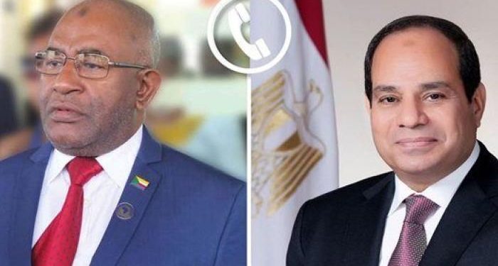 الرئيس السيسي يتلقى اتصال هاتفي من رئيس جمهورية جزر القمر