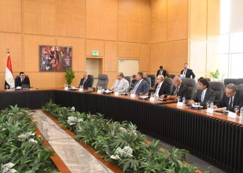 وزير الإسكان يلتقى مجموعة من المطورين العقاريين لبحث مشاركتهم فى فعاليات المنتدى الحضرى العالمى