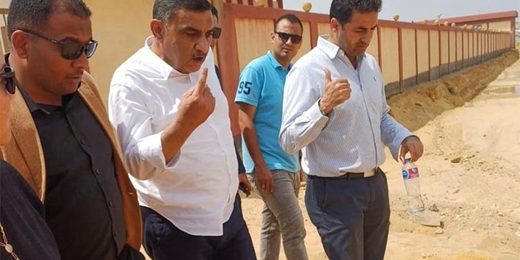 مساعد نائب رئيس هيئة المجتمعات العمرانية يتفقد محطة وروافع مياه الشرب بالقاهرة الجديدة