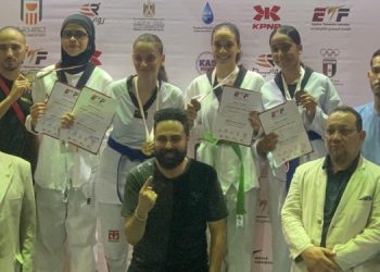 30 ميدالية.. حصاد المشروع القومي للتايكوندو في بطولة الجمهورية للناشئين