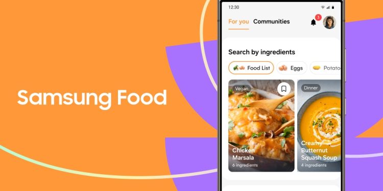 سامسونج تطور تطبيقها الرائد “سامسونج فوود” لتقديم وصفات وجبات غذائية صحية ومناسبة لمستخدميه