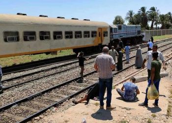 مصرع شخص صدمه قطار أثناء عبوره السكة الحديد بطوخ فى القليوبية