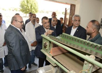 وزير الإنتاج الحربي يقوم بجولة تفقدية مفاجئة لشركة “أبو زعبل للكيماويات المتخصصة”