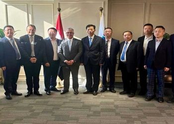 رئيس اقتصادية قناة السويس يستقبل وفد اتحاد الصناعة والتجارة بمقاطعة جيانجسو الصينية JSFIC