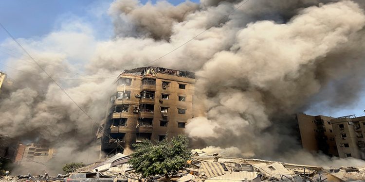 إسرائيل تشن 12 غارة إسرائيلية على الضاحية الجنوبية في بيروت