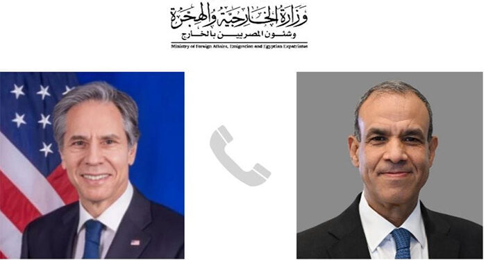 اتصال هاتفى بين وزير الخارجية والهجرة ونظيره الأمريكي