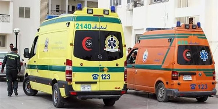 مصرع شخصين فى تصادم سيارتين بالجيزة