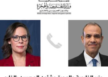 وزير الخارجية والهجرة يتلقى اتصالاً هاتفياً من وزيرة خارجية السويد