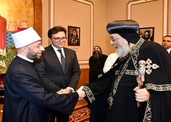 تفاصيل لقاء البابا تواضروس بوزيري الثقافة والأوقاف