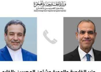 وزير الخارجية والهجرة يجرى اتصالا هاتفيا مع نظيره الايرانى