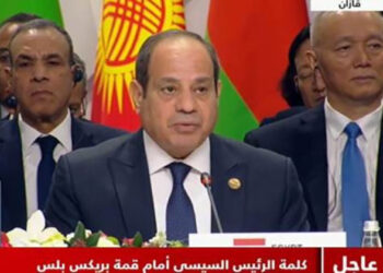 نص كلمة الرئيس عبـد الفتاح السيسـي خلال قمة “بريكس بلس”