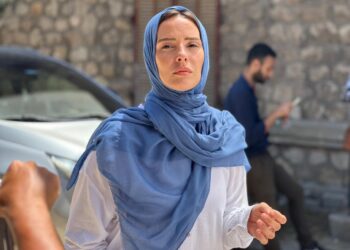 غدًا.. إيمان العاصى تودع تصوير مسلسل برغم القانون