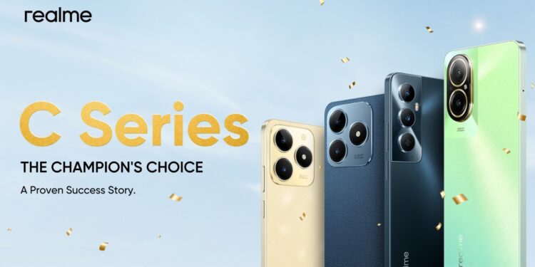 نجحت سلسلة C من ريلمي في السيطرة على الأسواق المصرية بجودة هواتفها المميزة