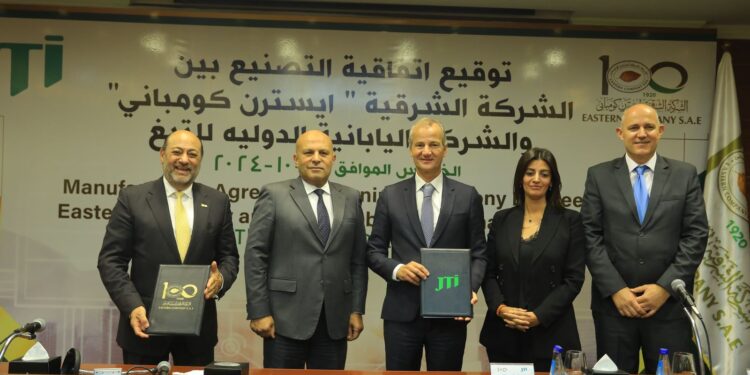 الشركة الشرقية ” ايسترن كومباني” تجدد عقد تصنيع منتجات شركة اليابان الدولية للتبغ