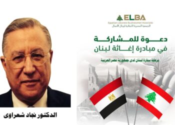 د. نجاد شعراوي يوجه رجال الأعمال لتوفير مساعدات طبية وإنسانية عاجلة للبنانيين