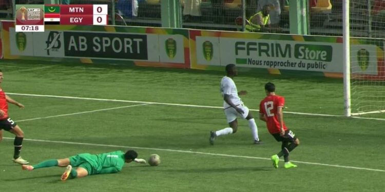 مصر وموريتانيا (0-0) بالشوط الأول