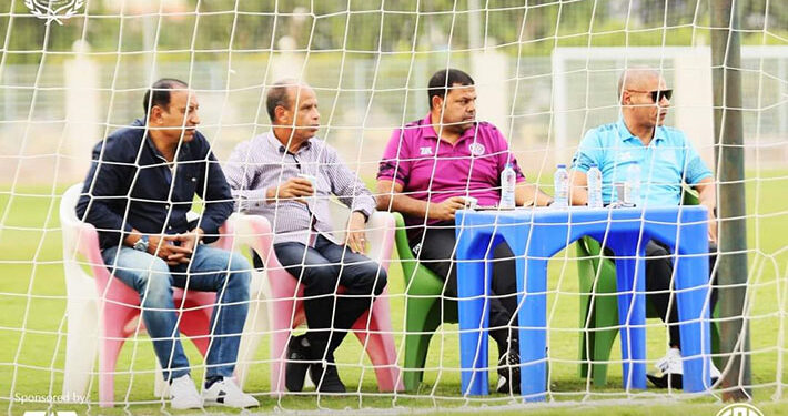 حمد إبراهيم يحضر مباراة إسماعيلى 2005 أمام سموحة فى كأس مصر