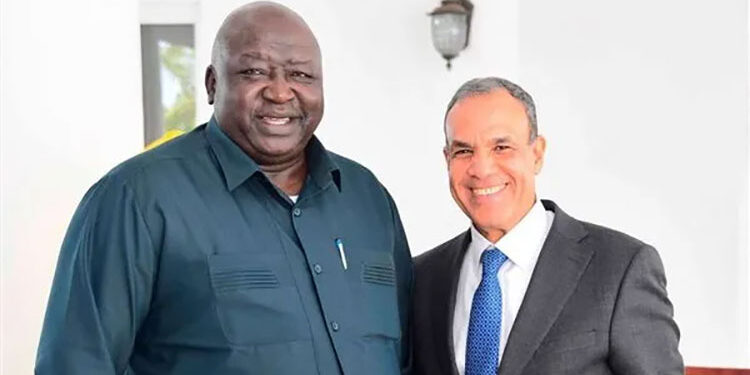 وزير الخارجية يلتقى مع وزير العلاقات الدولية الأوغندى