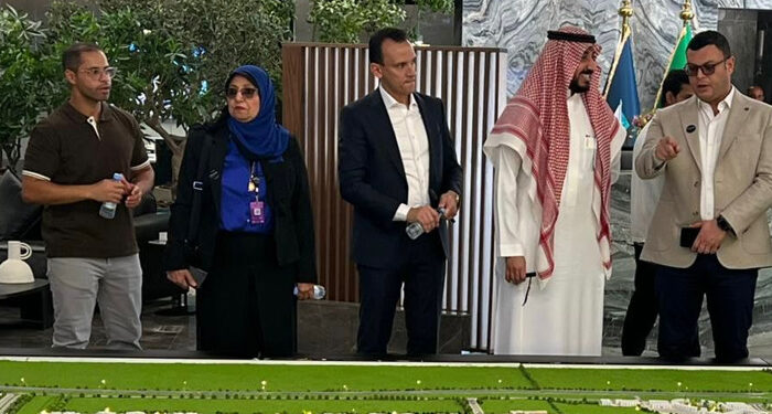 وزير الإسكان يزور مشروع الفرسان بالعاصمة السعودية الرياض الذى تنفذه الشركة الوطنية لخدمات الإسكان