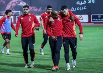 الأهلى يختتم استعداداته لمواجهة الاتحاد السكندرى