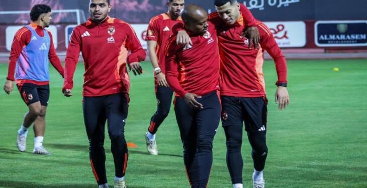 الأهلى يختتم استعداداته لمواجهة الاتحاد السكندرى